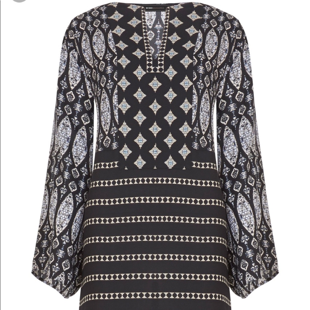 BCBGMAXAZRIA Amilia Kimono Dress Sz L
